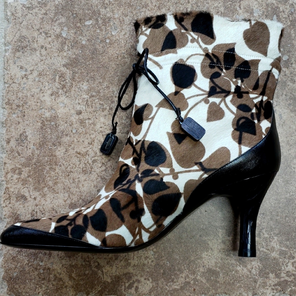 NWOB Ferragamo pony hair boots
